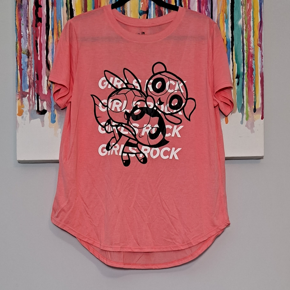 Fantastic NWOT pink Powerpuff Girls tee, XXL